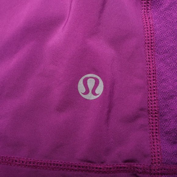 LULULEMON Purple Long Sleeve Women's Running Top - Picture 3 of 5